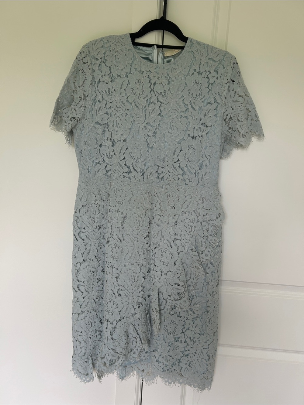 Rachel Parcell Light Blue Lace Midi Dress